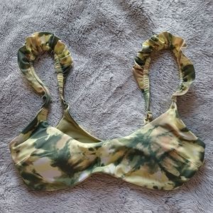 Aerie Green Bikini Top